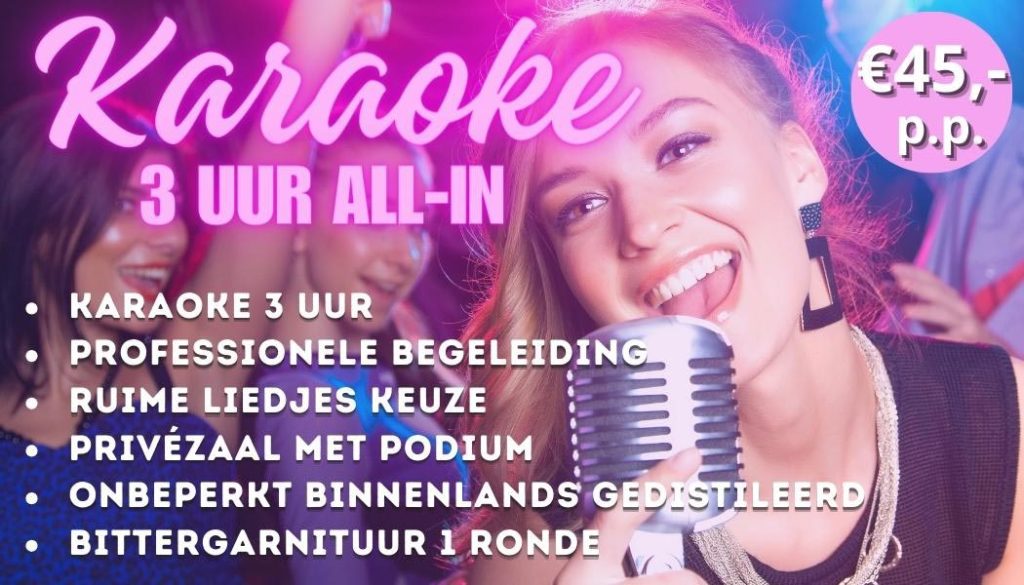 karaoke uitje all-in Almere